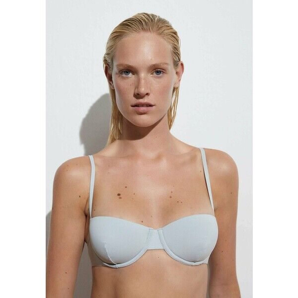 OYSHO SLIM Góra od bikini light blue OY181J09N