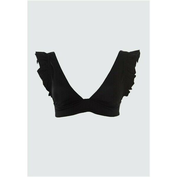 Trendyol Góra od bikini black TRU81J00W