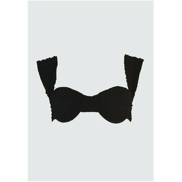 Trendyol PARENT Góra od bikini black TRU81A017