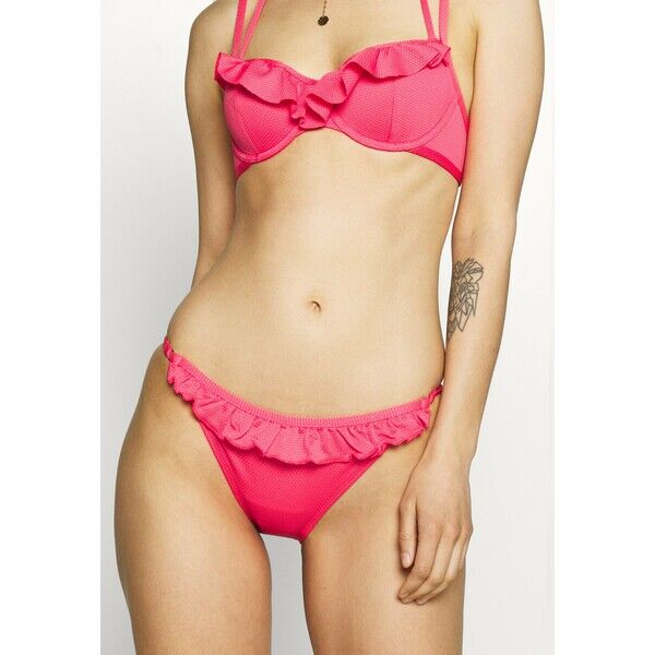 Hunkemöller Ruffle Dreams Dół od bikini pink HM181I07Y