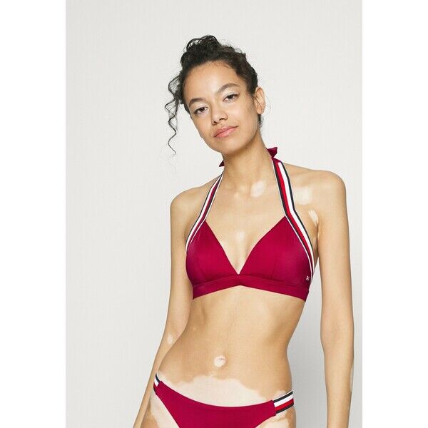 Tommy Hilfiger TRIANGLE FIXED Góra od bikini exotic berry TO181J02V