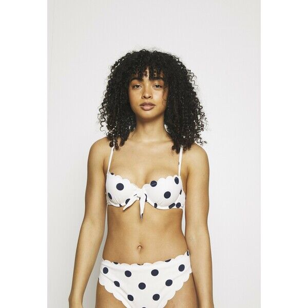 Hunkemöller SCALLOP DOT Góra od bikini snow white HM181J08U
