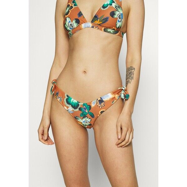 aerie HI CUT CHEEKY BUNNY TIE Dół od bikini amber brown AEF81I00Y