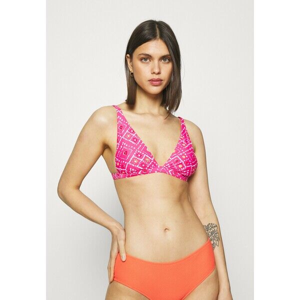 aerie SKINNY PLUNGE Góra od bikini fuchsia pink AEF81J00W