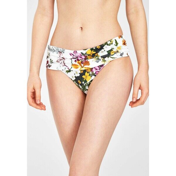 Next FLORAL ROLL Dół od bikini white NX381I02E
