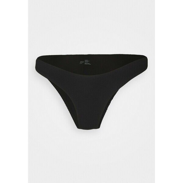 aerie HI LEG SCOOP FRONT CHEEKIER Dół od bikini true black AEF81I00W