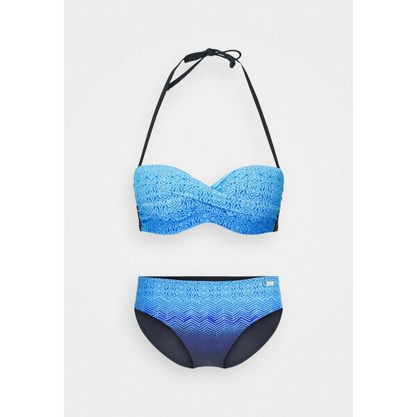 LASCANA WIRE BANDEAU SET Bikini blue L8381L02Q