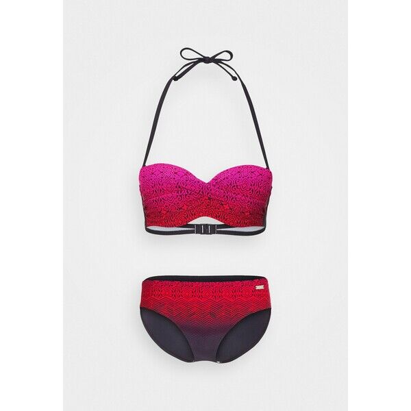 LASCANA WIRE BANDEAU SET Bikini red L8381L02Q