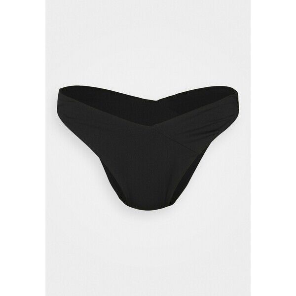 We Are We Wear ASHLEY HIGH LEG THONG Dół od bikini black WEJ81I004