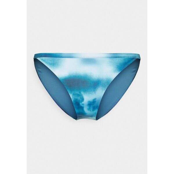Weekday AVA TANGA PRINTED SWIM BOTTOM Dół od bikini blue WEB81I01P