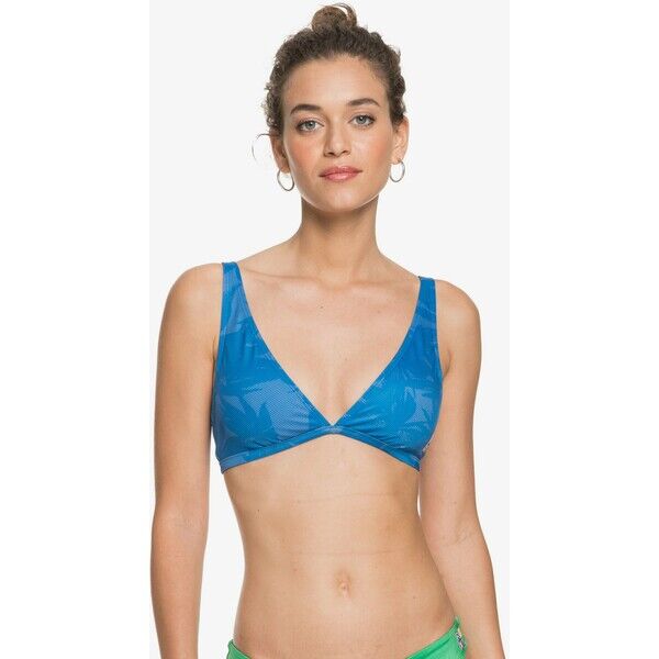 Roxy Góra od bikini princess blue texture flower RO581J06F