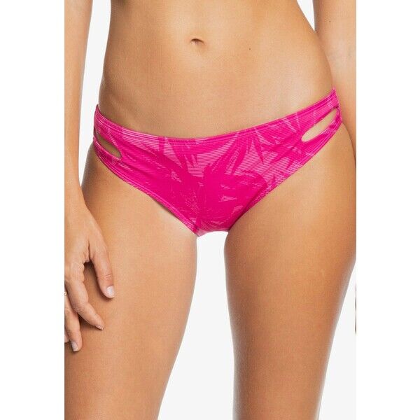 Roxy POP SURF Dół od bikini beetroot purple texture flower RO581I06G