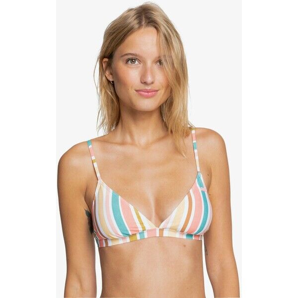Roxy BEACH CLASSICS Góra od bikini bright white aloha stripe s RO581J08V