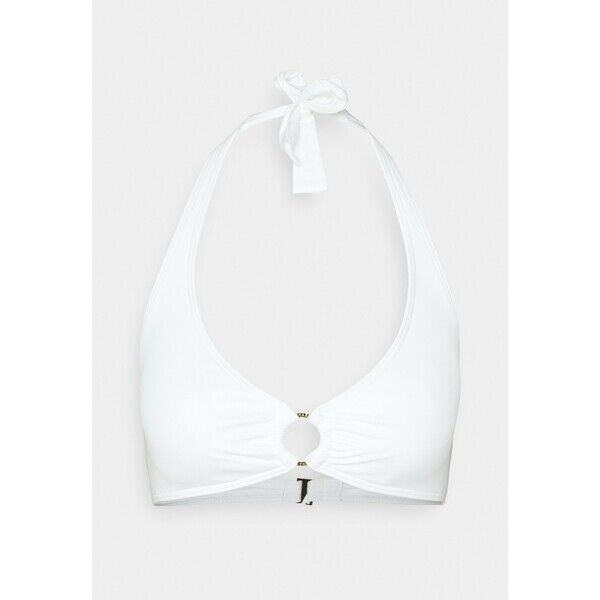 MICHAEL Michael Kors ICONIC SOLIDS HALTER Góra od bikini white MK181J00E