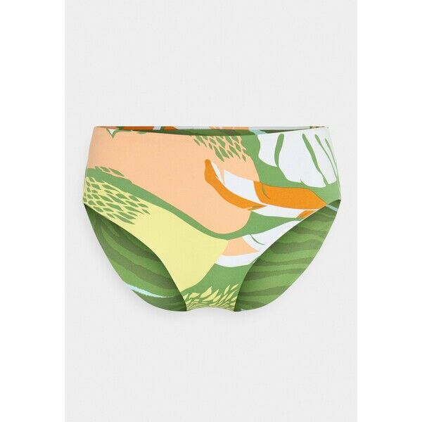 Roxy WILDFLOWERS FULL BOTTOM Dół od bikini turf green undertone RO581I052
