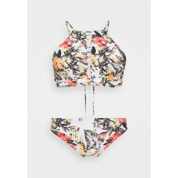 O'Neill SOARA MAOI FIX SET Bikini white/red ON581L01H