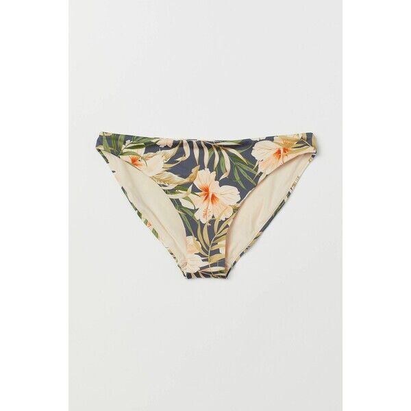 H&M Dół od kostiumu 0599580076 Ciemnoszary/Kwiaty