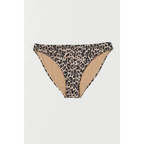 H&M Dół od kostiumu 0599580076 Beżowy/Panterka