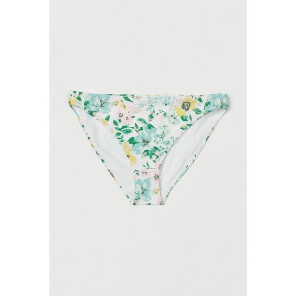 H&M Dół od kostiumu 0599580076 Biały/Kwiaty
