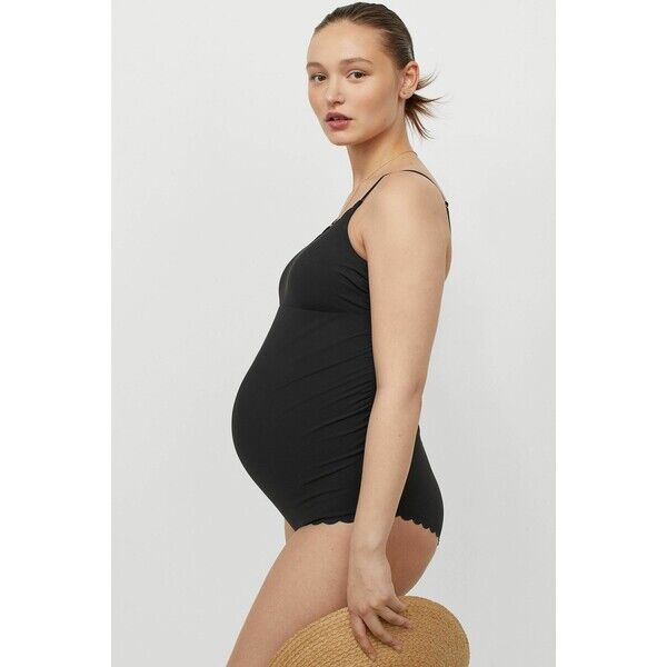 H&M MAMA Kostium kąpielowy 0815038001 Czarny
