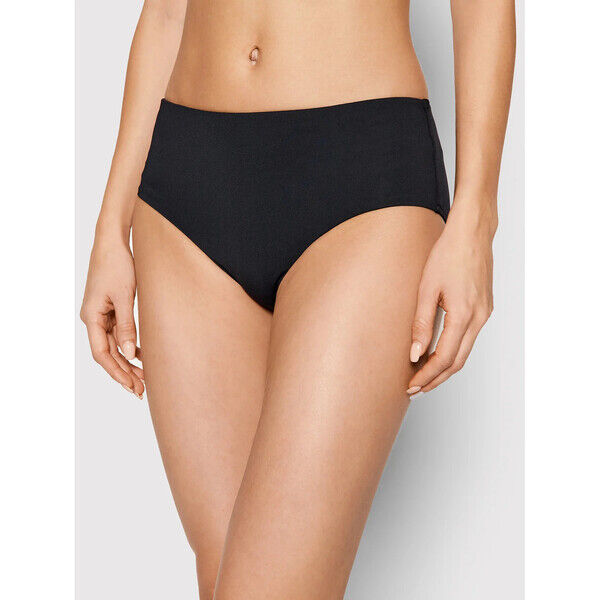 Seafolly Dół od bikini Wide Side 40586-942 Czarny