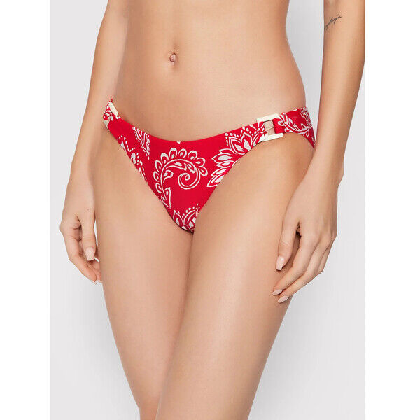 Seafolly Dół od bikini Folklore 40667-933 Czerwony