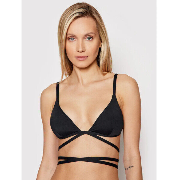 Seafolly Góra od bikini Wrap Around 31385-942 Czarny