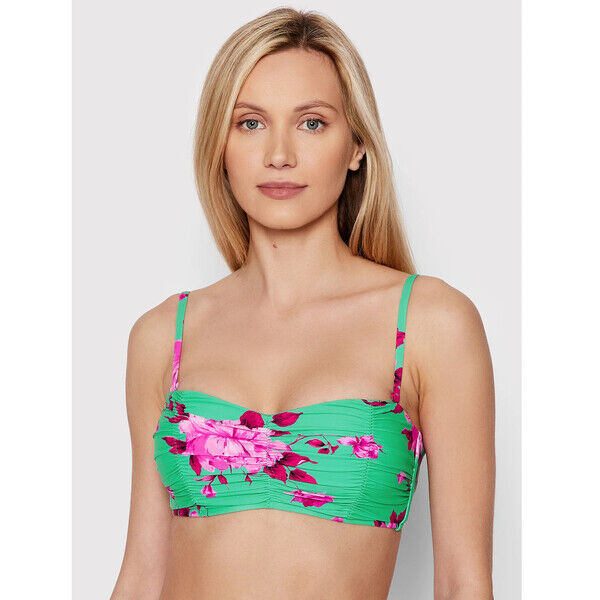 Seafolly Góra od bikini Full Bloom 31372-932 Zielony