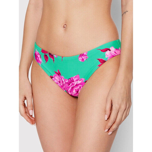 Seafolly Dół od bikini Full Bloom 40473-932 Zielony