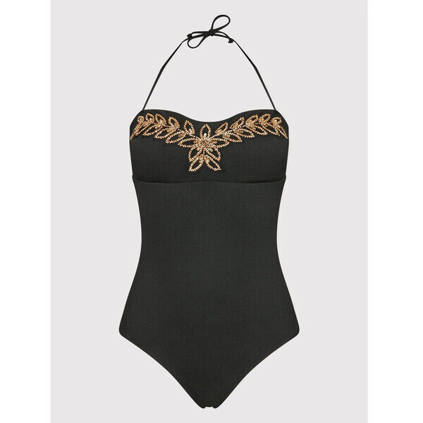 TWINSET Strój kąpielowy 221LBMG00 Czarny