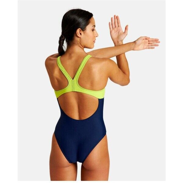 Arena SPORT COSMIC Kostium kąpielowy navy-soft green A1541I000-K11