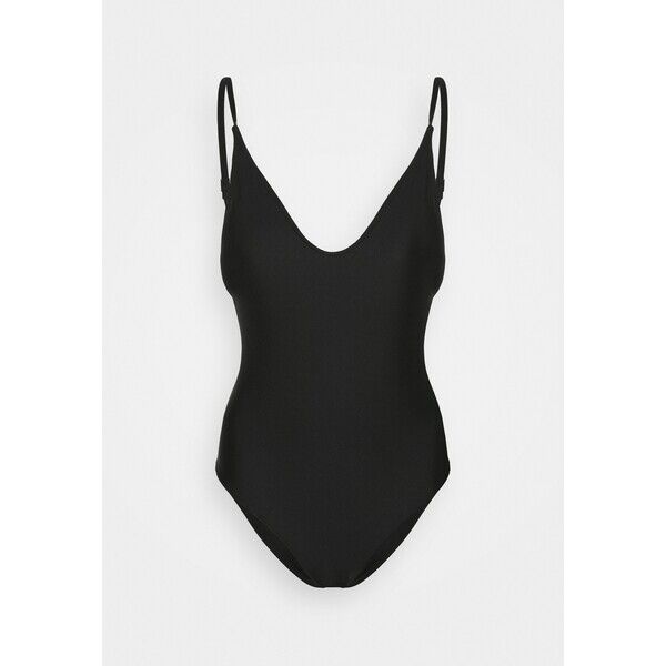 aerie ONE PIECE BALLET BACK Kostium kąpielowy true black AEF81G00I-Q11