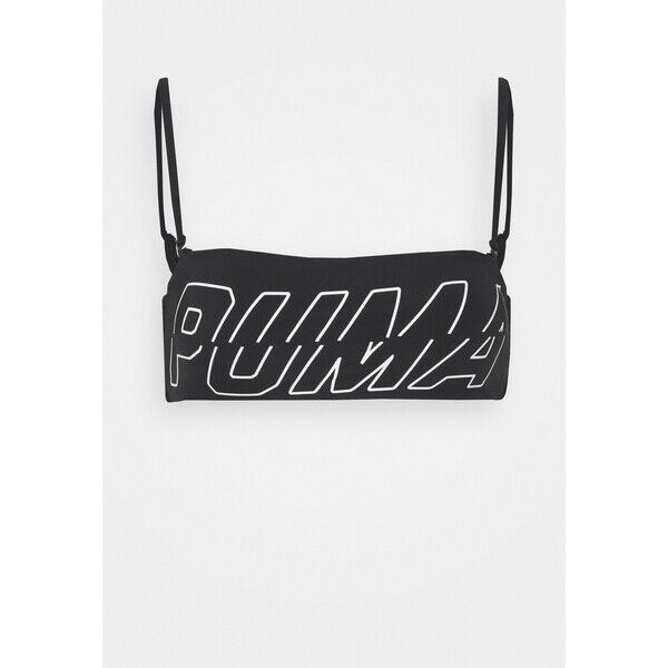 Puma SWIM WOMEN BANDEAU Góra od bikini black PU181J00A-Q11
