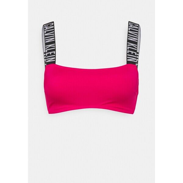 Calvin Klein Swimwear BANDEAU Góra od bikini royal pink C1781J03S-J11