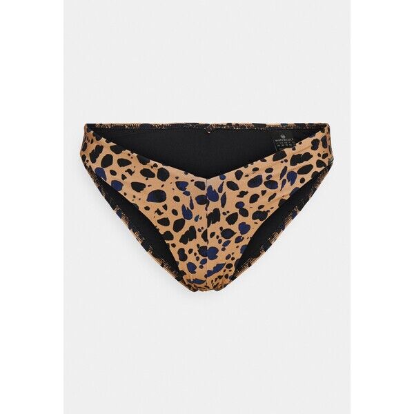 watercult BEACH PEBBLES Dół od bikini black/sandstone WC381I00T-O11