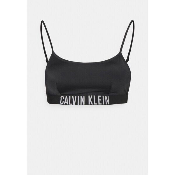 Calvin Klein Swimwear BRALETTE Góra od bikini black C1781J03T-Q11