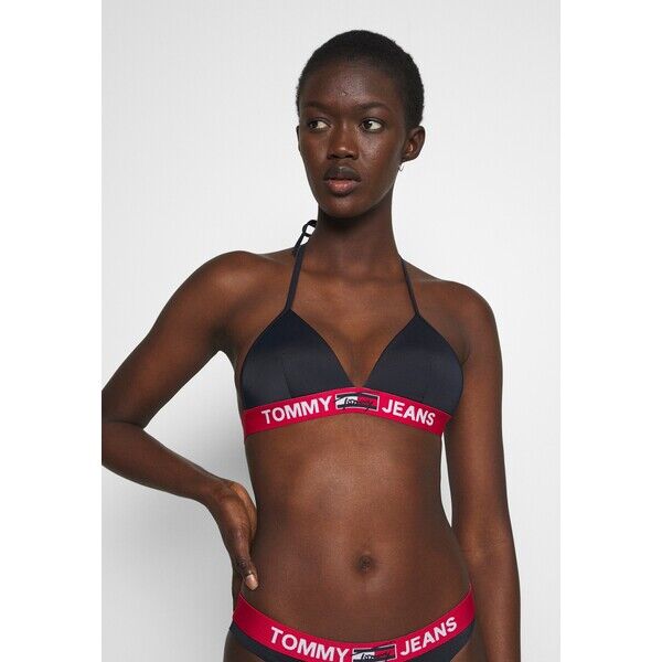 Tommy Jeans TRIANGLE FIXED Góra od bikini desert sky TO181J02K-K11