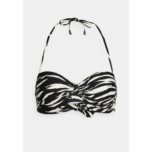 Seafolly SKIN DEEP BUSTIER BRA Góra od bikini black S1981J0AW-Q11