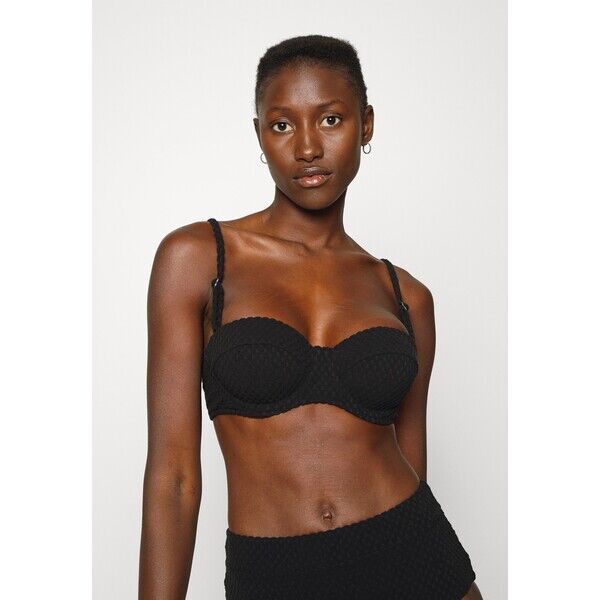 Seafolly RIVIERA BRA Góra od bikini black S1981J0AG-Q11