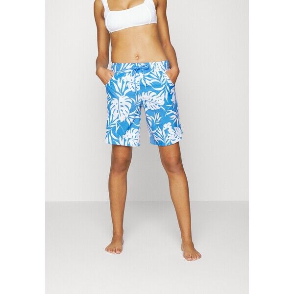 Roxy PRINTED BASIC Szorty kąpielowe blue RO581H02U-K11
