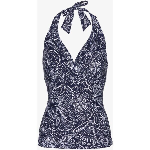 Pour Moi HOT SPOTSUNDERWIRED TANKINI TOP Góra od bikini navy scandi POJ81J00L-K12