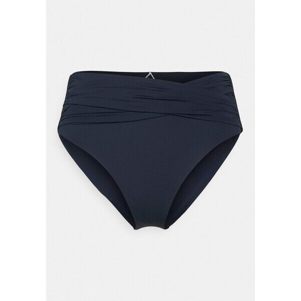 Seafolly COLLECTIVE HIGH WAIST WRAP FRONT PANT Dół od bikini true navy S1981I08B-K11