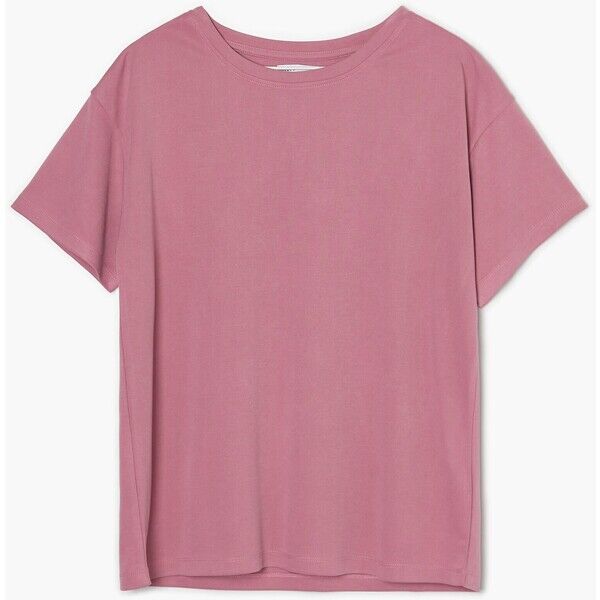 Cropp Koralowy t-shirt oversize 1653K-30X