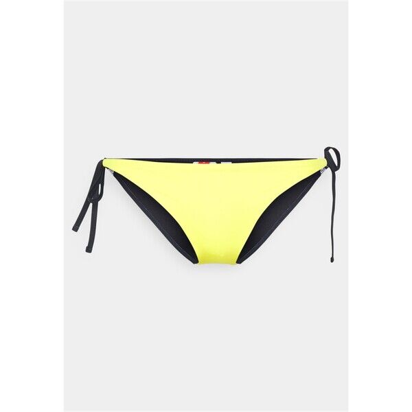 Tommy Hilfiger STRING SIDE TIE CHEEKY Dół od bikini magnetic yellow TO181I04F-E11