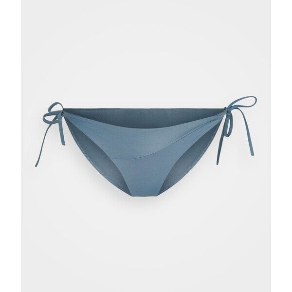 Calvin Klein Swimwear STRING SIDE TIE Dół od bikini blue coal C1781I03T-K11