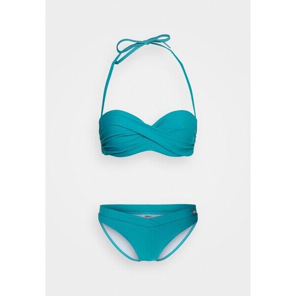Buffalo WIRE BANDEAU Bikini petrol BU381L023-K11