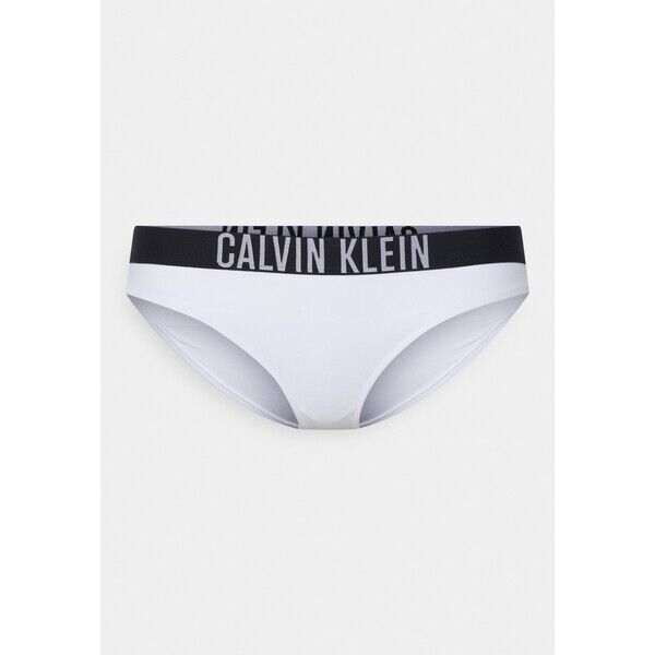 Calvin Klein Swimwear INTENSE POWER Dół od bikini classic white C1781I03Q-A11