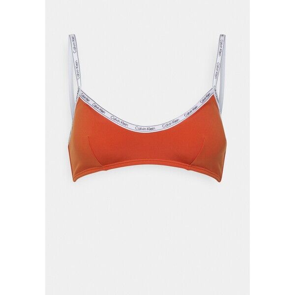 Calvin Klein Swimwear BRALETTE Góra od bikini ginger biscuit C1781J03V-O11
