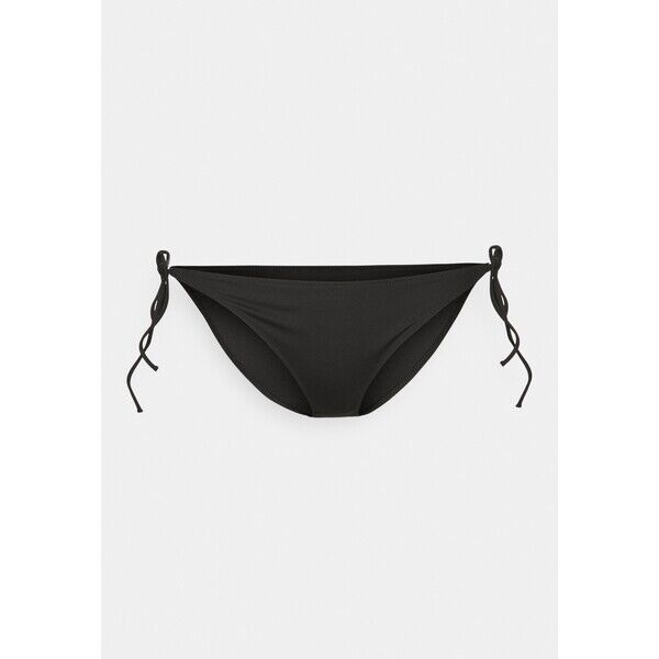 Calvin Klein Swimwear STRING SIDE TIE Dół od bikini black C1781I03S-Q11