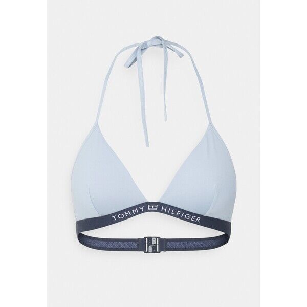 Tommy Hilfiger TRIANGLE FIXED FOAM Góra od bikini daybreak blue TO181J03W-K14